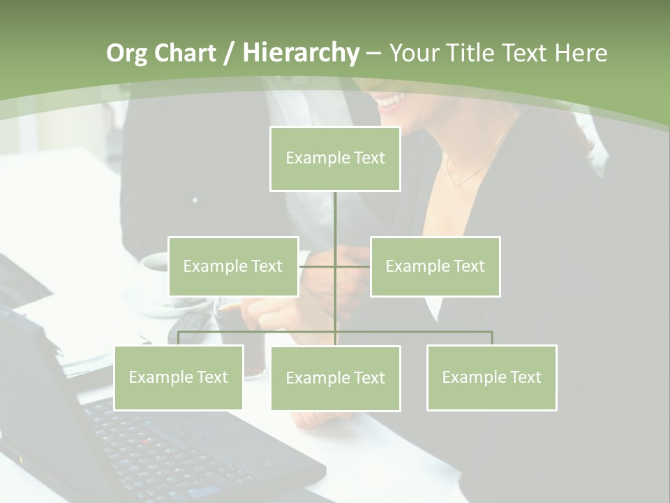 Laptop Contract Contemporary PowerPoint Template