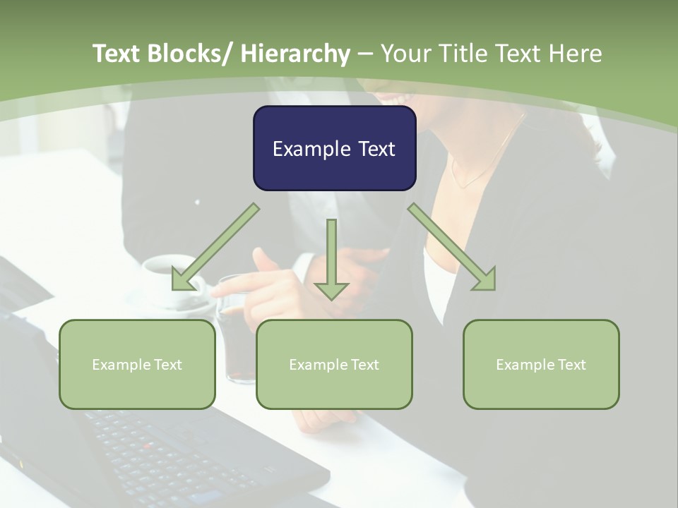 Laptop Contract Contemporary PowerPoint Template