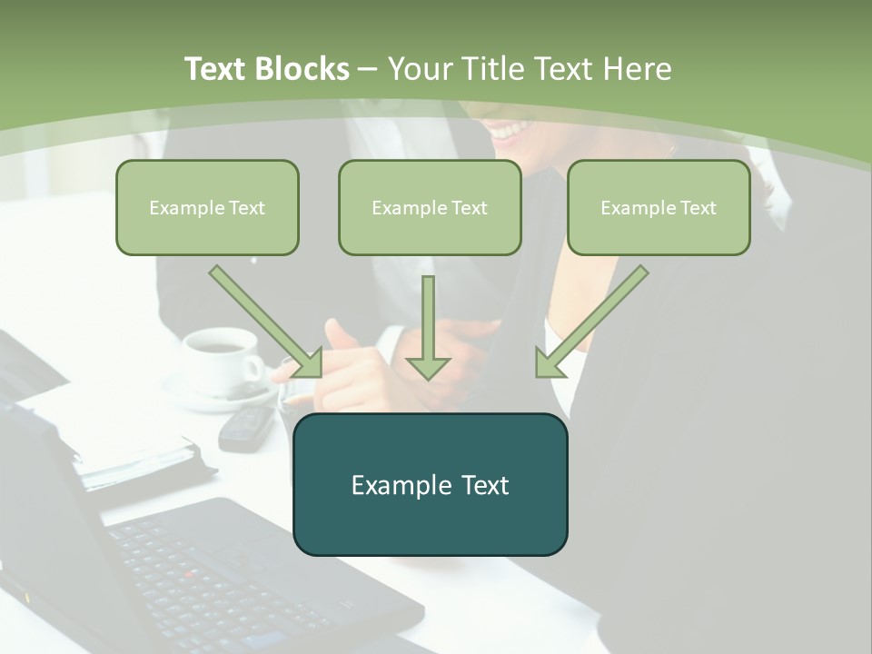Laptop Contract Contemporary PowerPoint Template