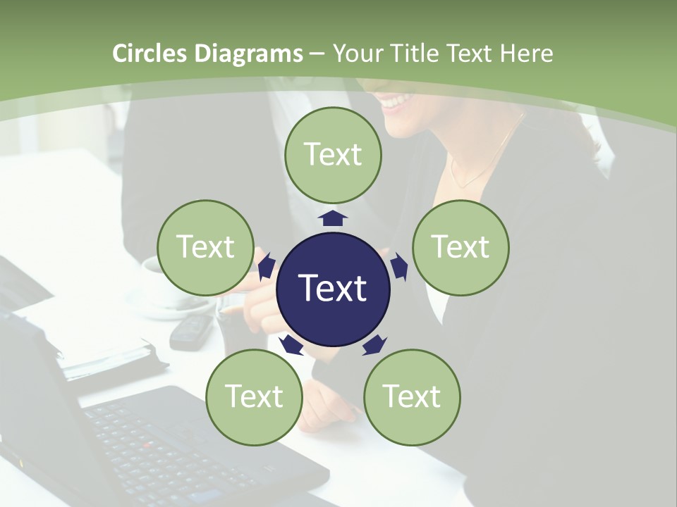 Laptop Contract Contemporary PowerPoint Template