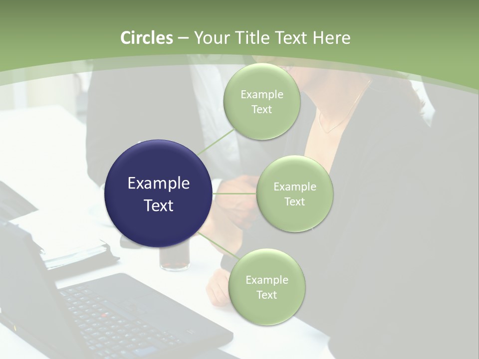 Laptop Contract Contemporary PowerPoint Template