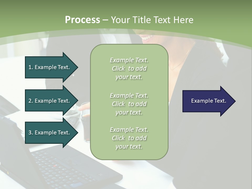 Laptop Contract Contemporary PowerPoint Template