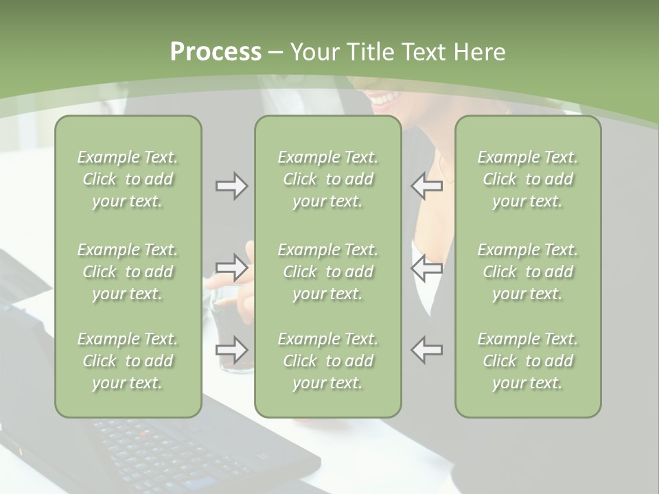 Laptop Contract Contemporary PowerPoint Template