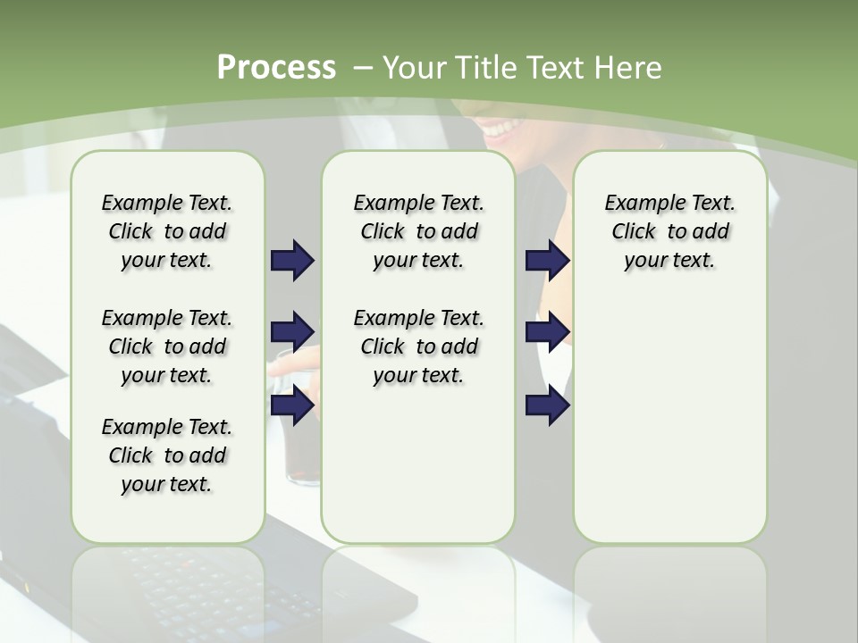 Laptop Contract Contemporary PowerPoint Template