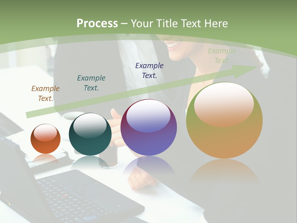 Laptop Contract Contemporary PowerPoint Template