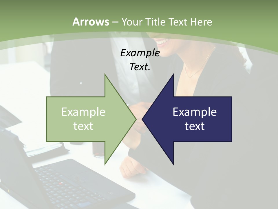 Laptop Contract Contemporary PowerPoint Template