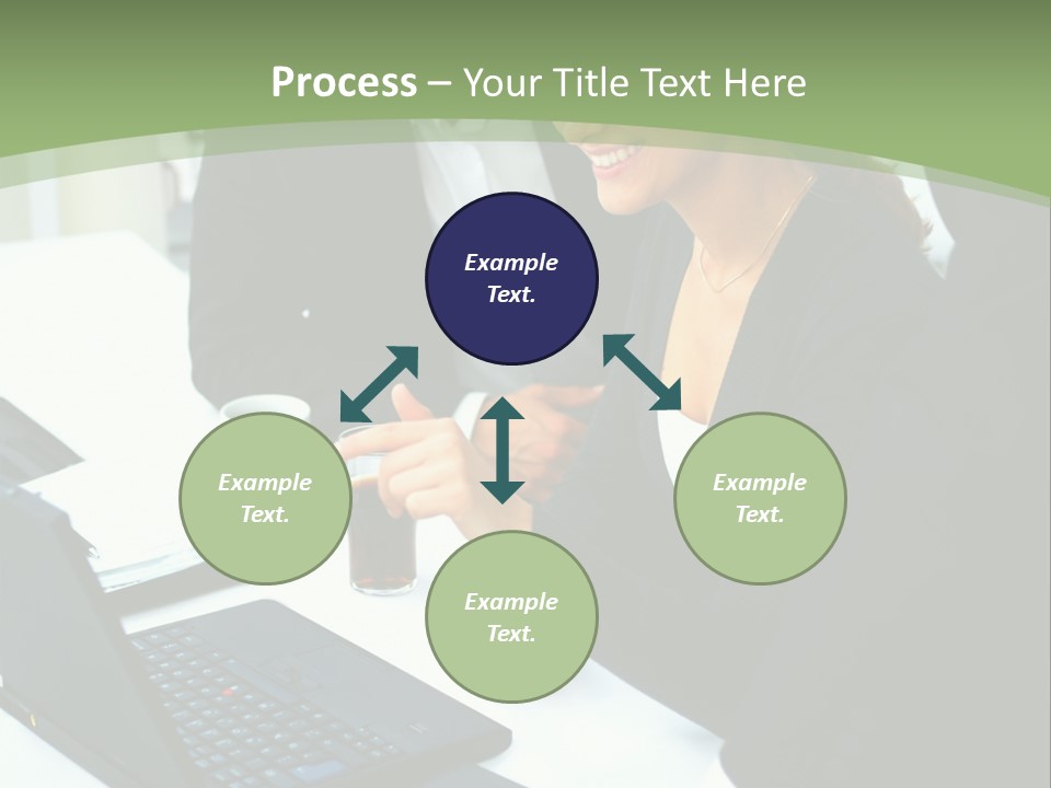 Laptop Contract Contemporary PowerPoint Template