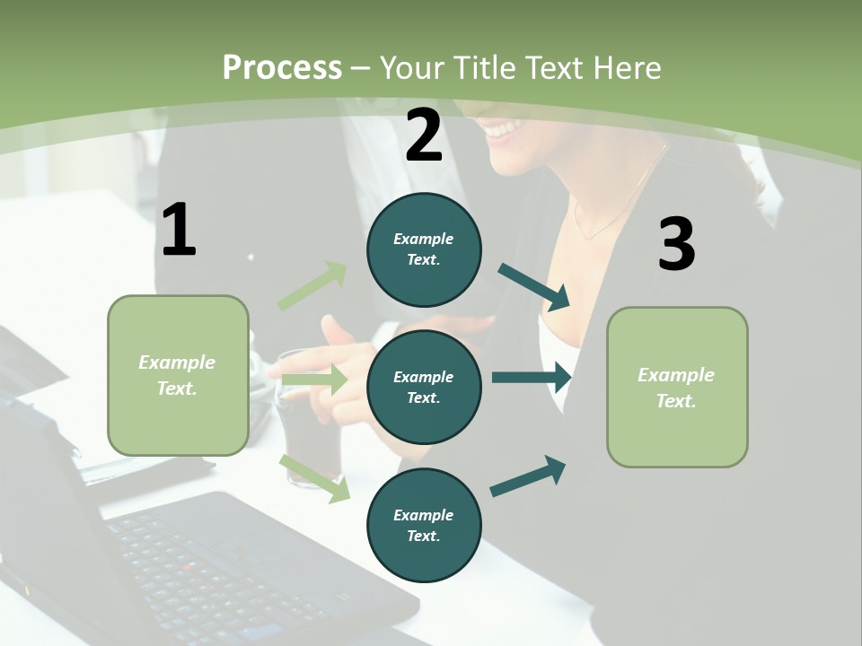 Laptop Contract Contemporary PowerPoint Template