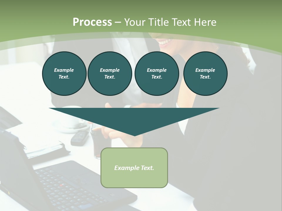 Laptop Contract Contemporary PowerPoint Template