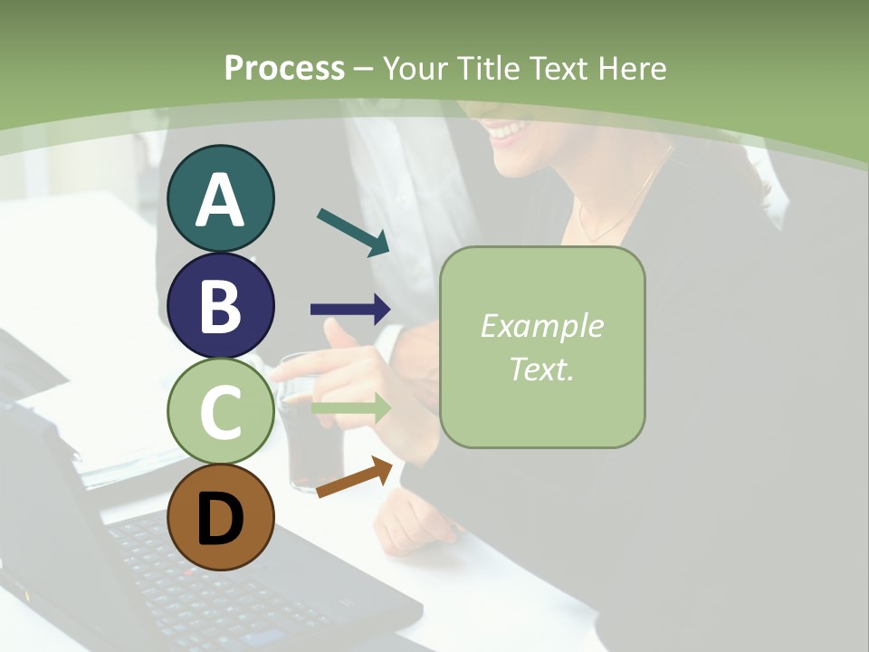 Laptop Contract Contemporary PowerPoint Template