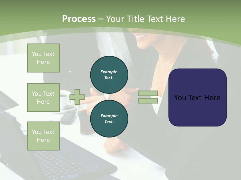 Laptop Contract Contemporary PowerPoint Template