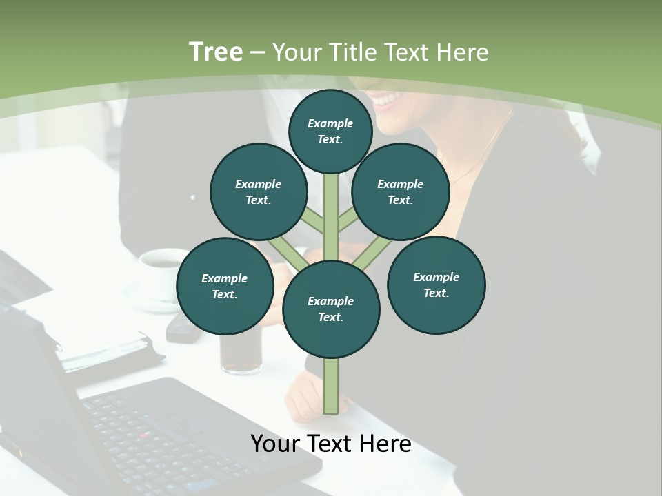 Laptop Contract Contemporary PowerPoint Template