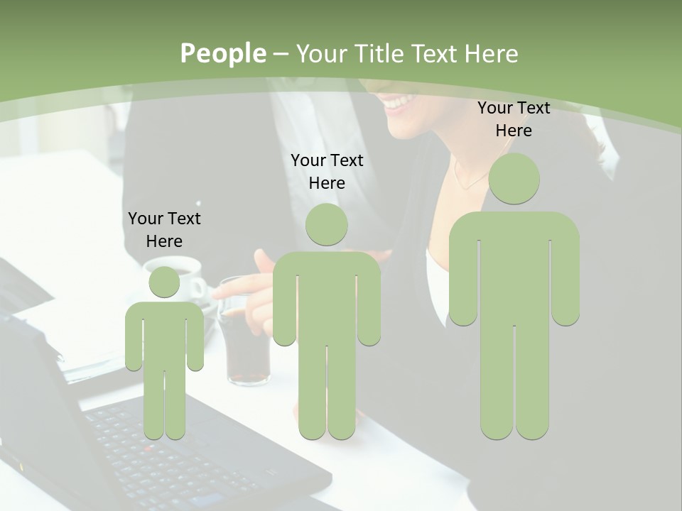 Laptop Contract Contemporary PowerPoint Template