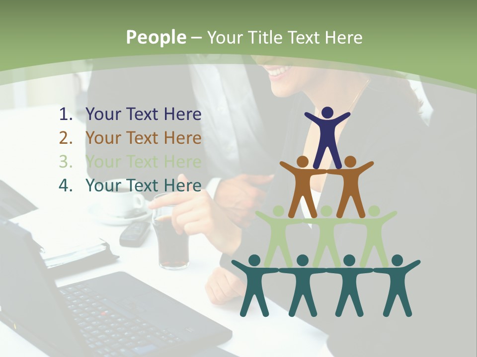 Laptop Contract Contemporary PowerPoint Template