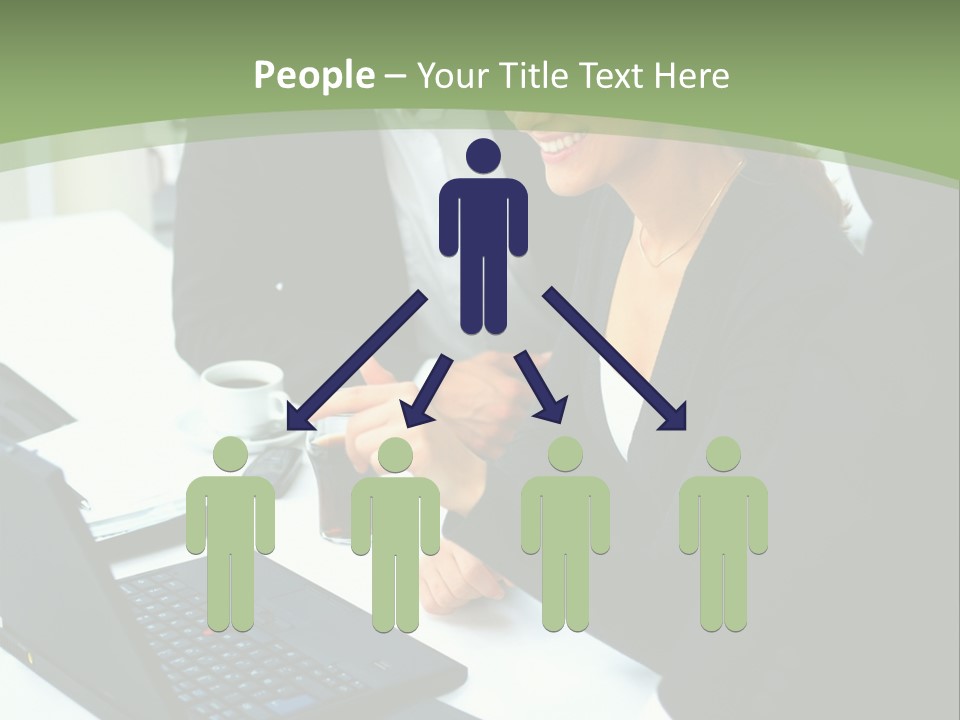 Laptop Contract Contemporary PowerPoint Template