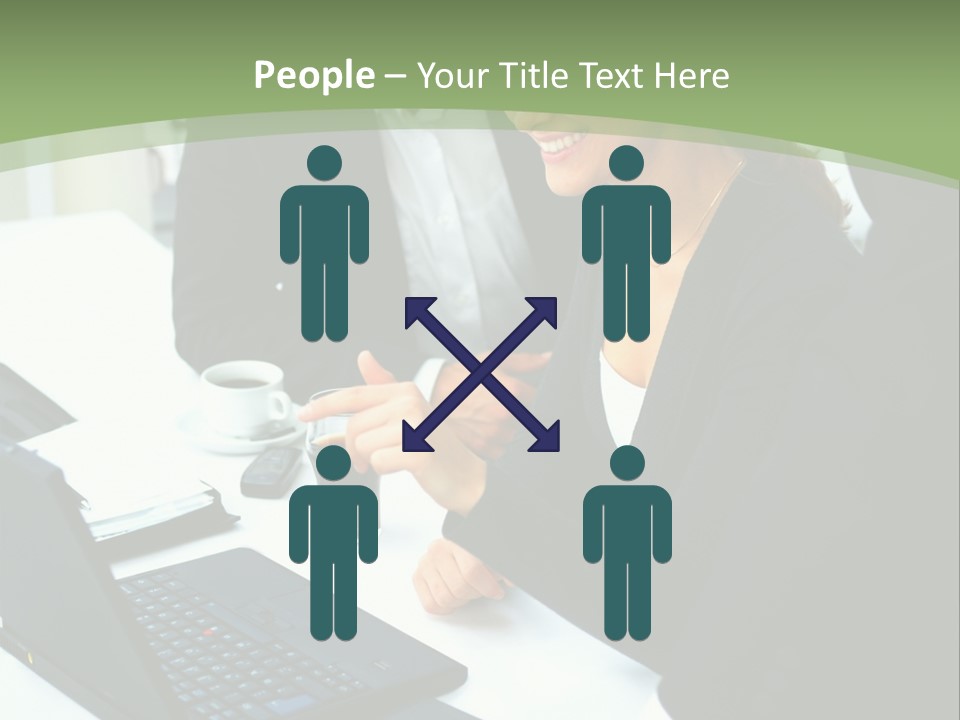 Laptop Contract Contemporary PowerPoint Template