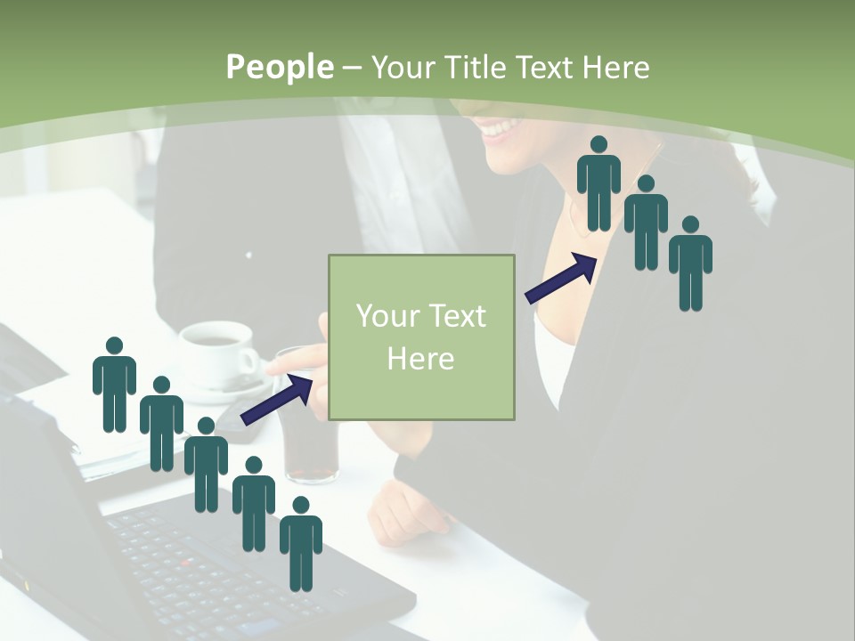 Laptop Contract Contemporary PowerPoint Template