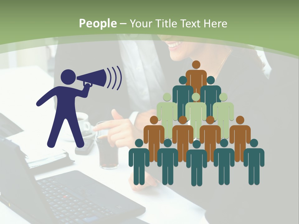 Laptop Contract Contemporary PowerPoint Template