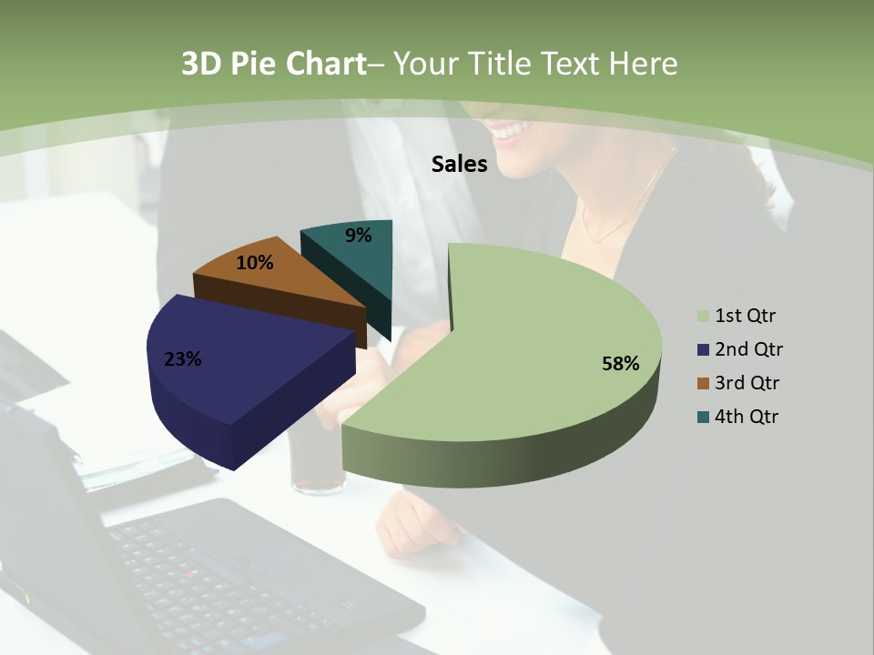 Laptop Contract Contemporary PowerPoint Template
