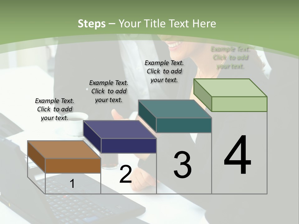 Laptop Contract Contemporary PowerPoint Template