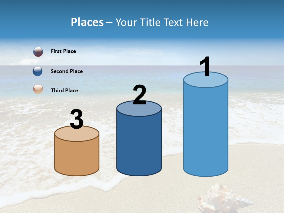 Lagoon Air Beach PowerPoint Template