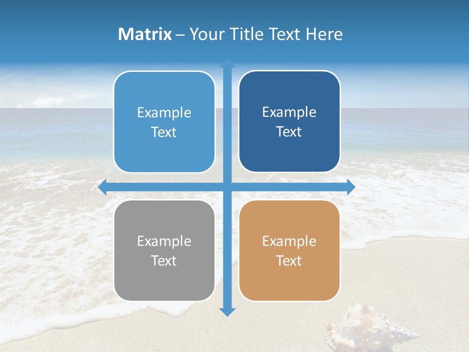 Lagoon Air Beach PowerPoint Template