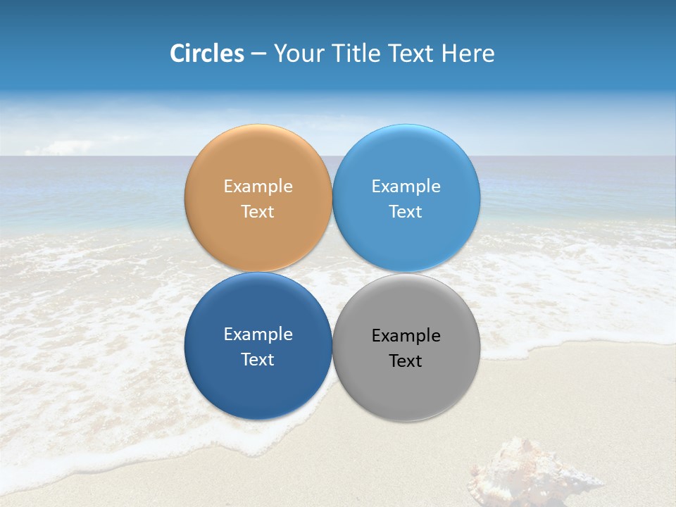 Lagoon Air Beach PowerPoint Template