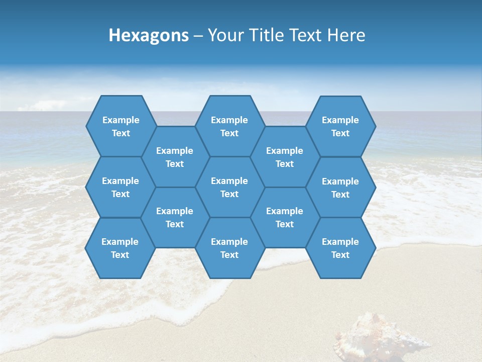 Lagoon Air Beach PowerPoint Template