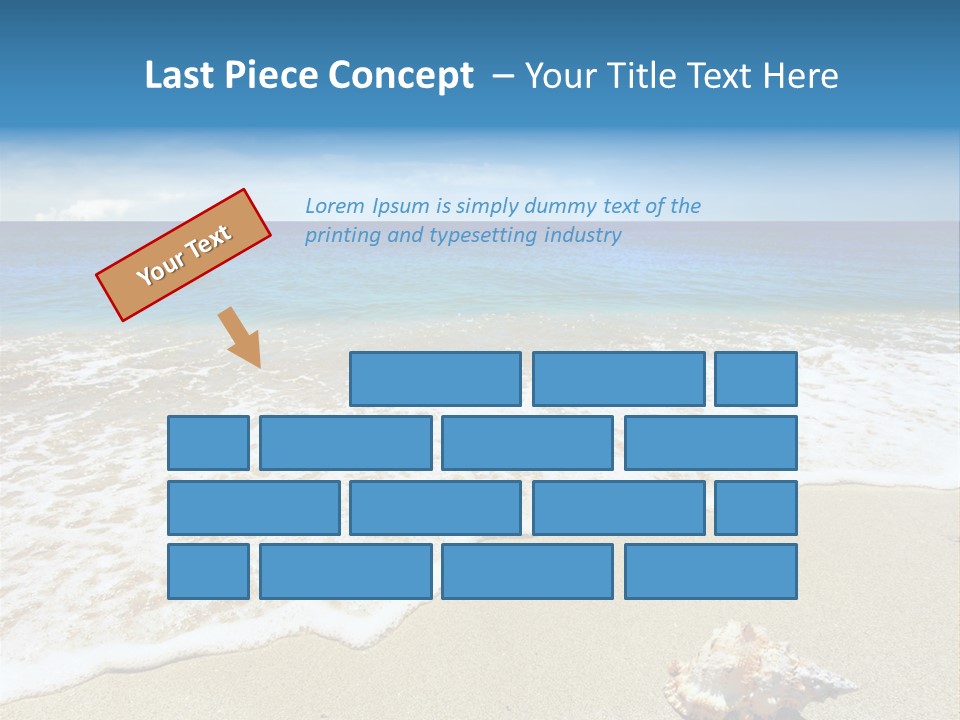 Lagoon Air Beach PowerPoint Template