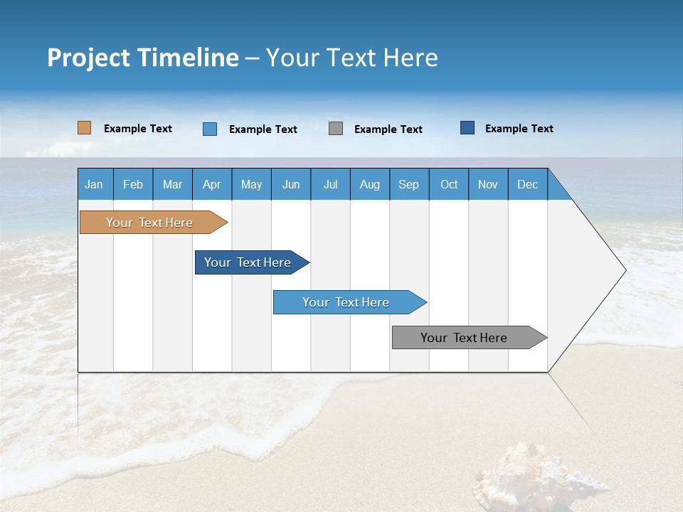Lagoon Air Beach PowerPoint Template