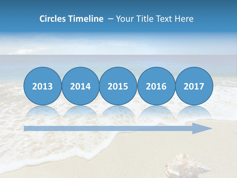 Lagoon Air Beach PowerPoint Template