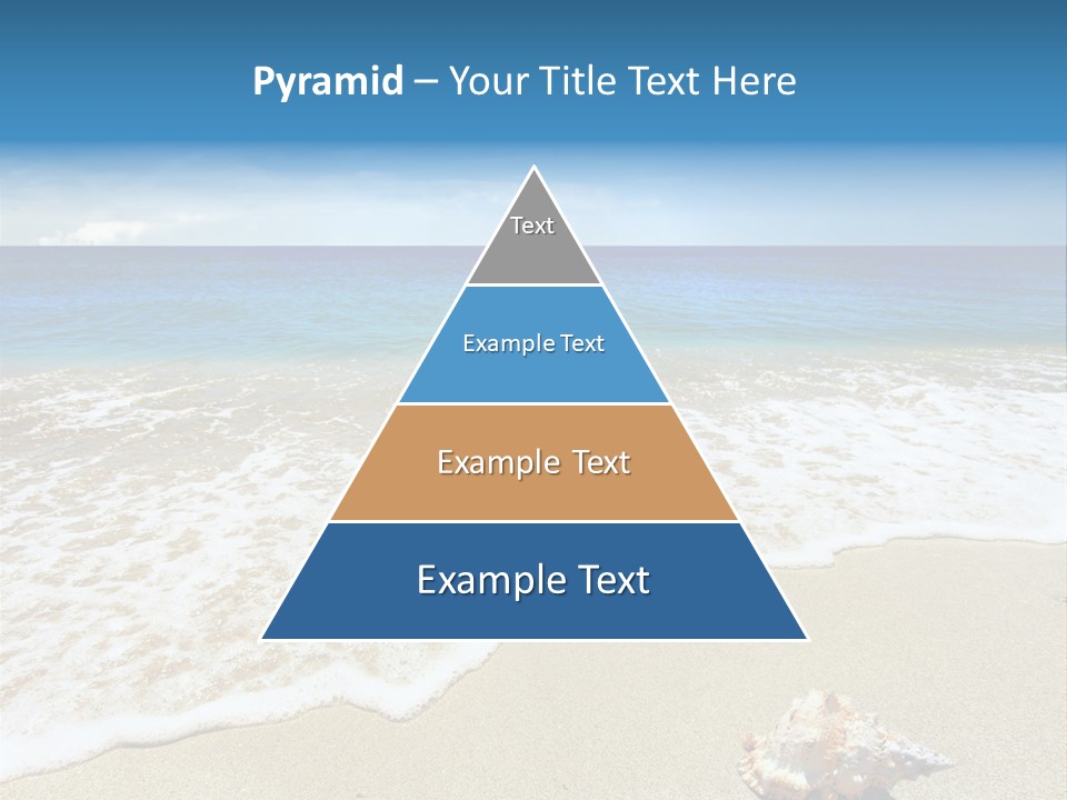 Lagoon Air Beach PowerPoint Template