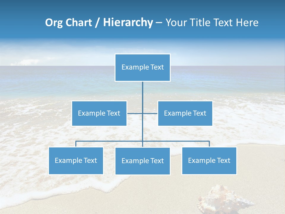 Lagoon Air Beach PowerPoint Template