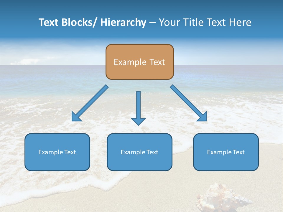 Lagoon Air Beach PowerPoint Template