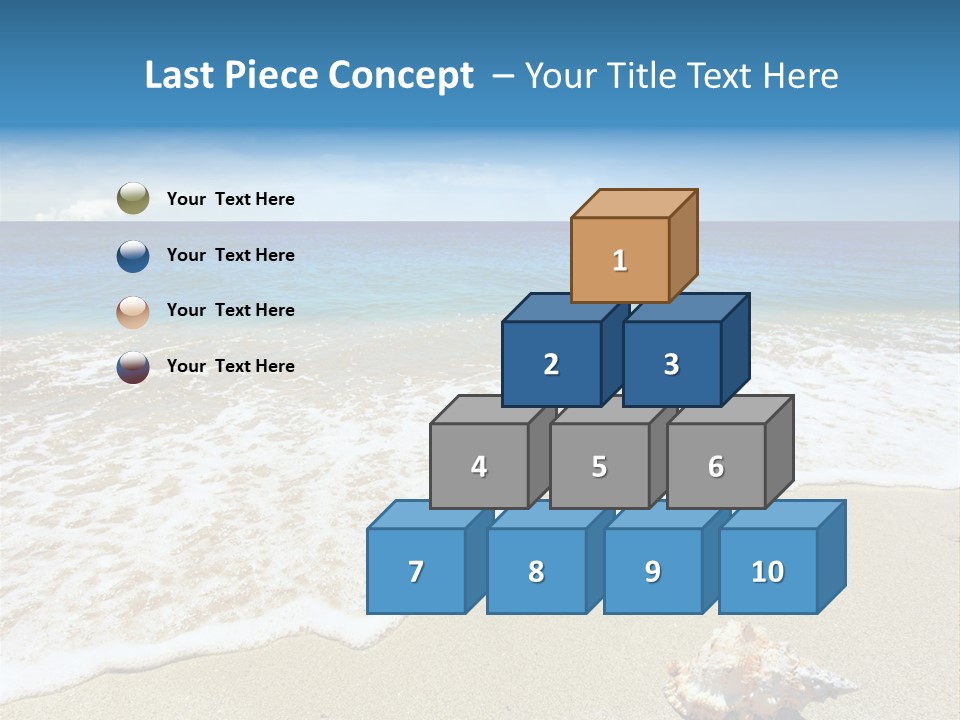 Lagoon Air Beach PowerPoint Template