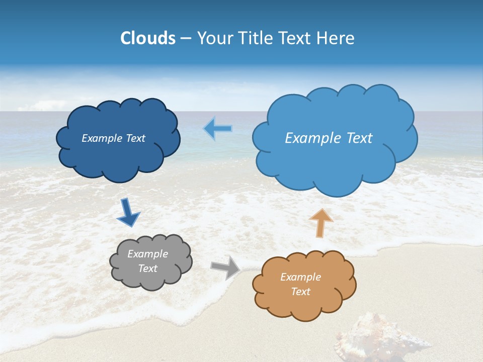 Lagoon Air Beach PowerPoint Template