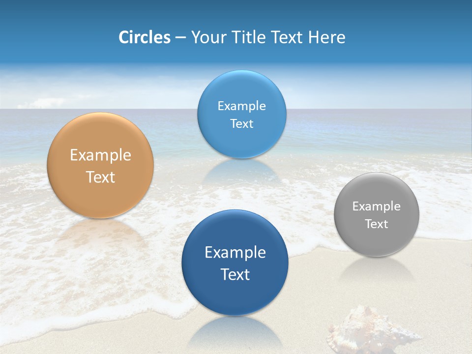 Lagoon Air Beach PowerPoint Template