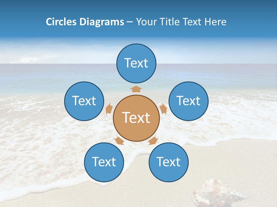 Lagoon Air Beach PowerPoint Template