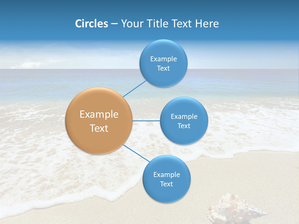 Lagoon Air Beach PowerPoint Template