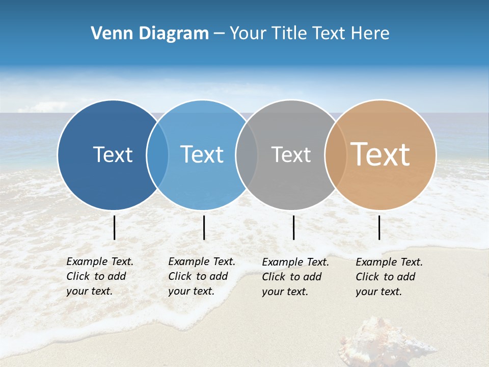 Lagoon Air Beach PowerPoint Template