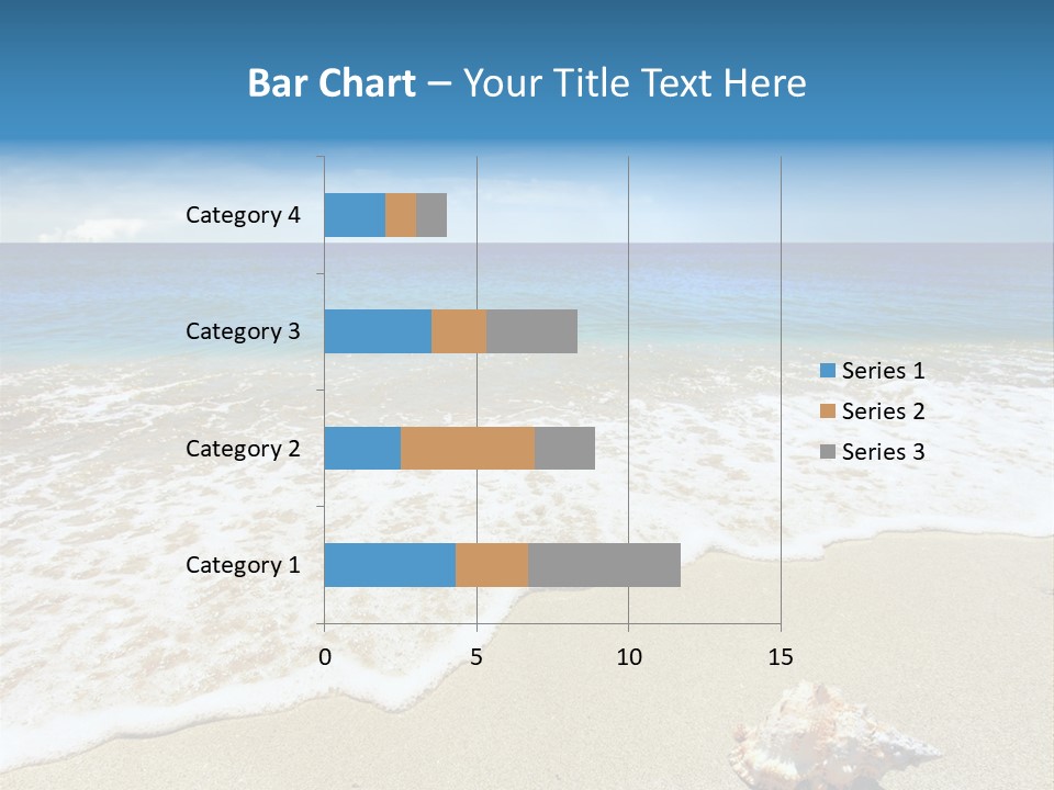 Lagoon Air Beach PowerPoint Template