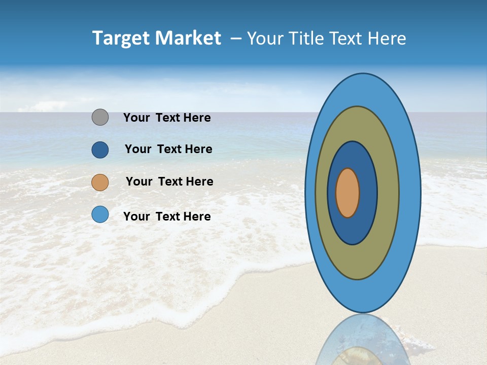 Lagoon Air Beach PowerPoint Template