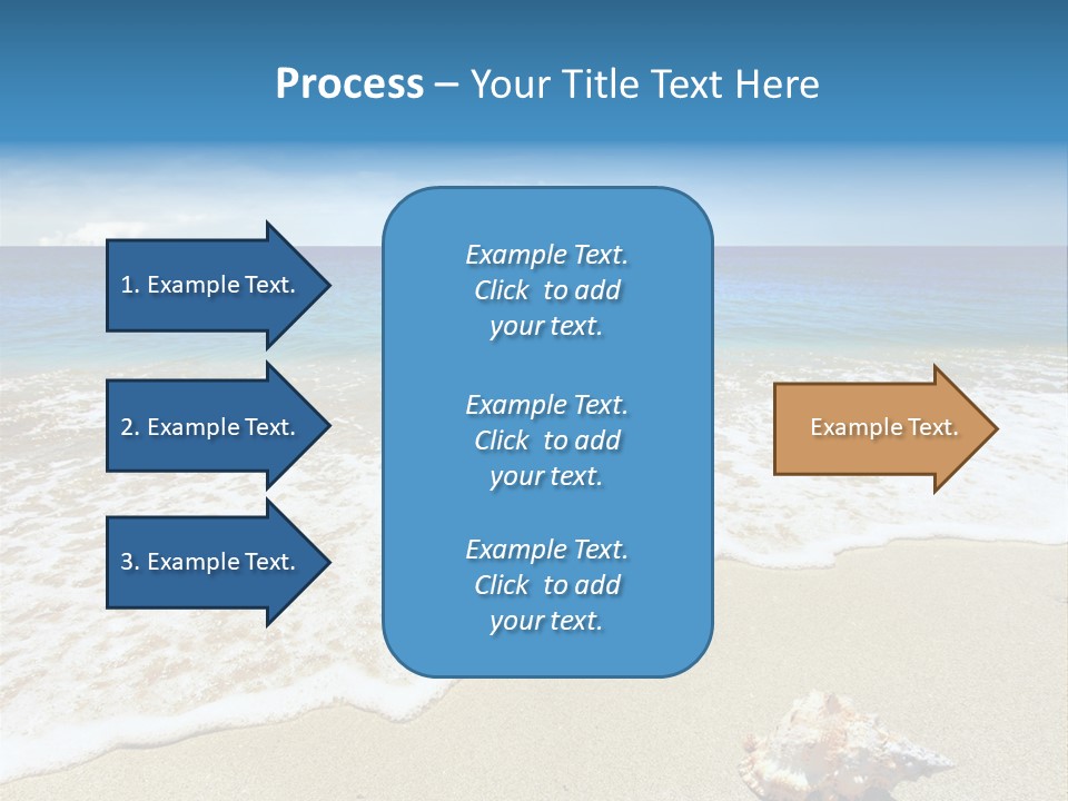 Lagoon Air Beach PowerPoint Template