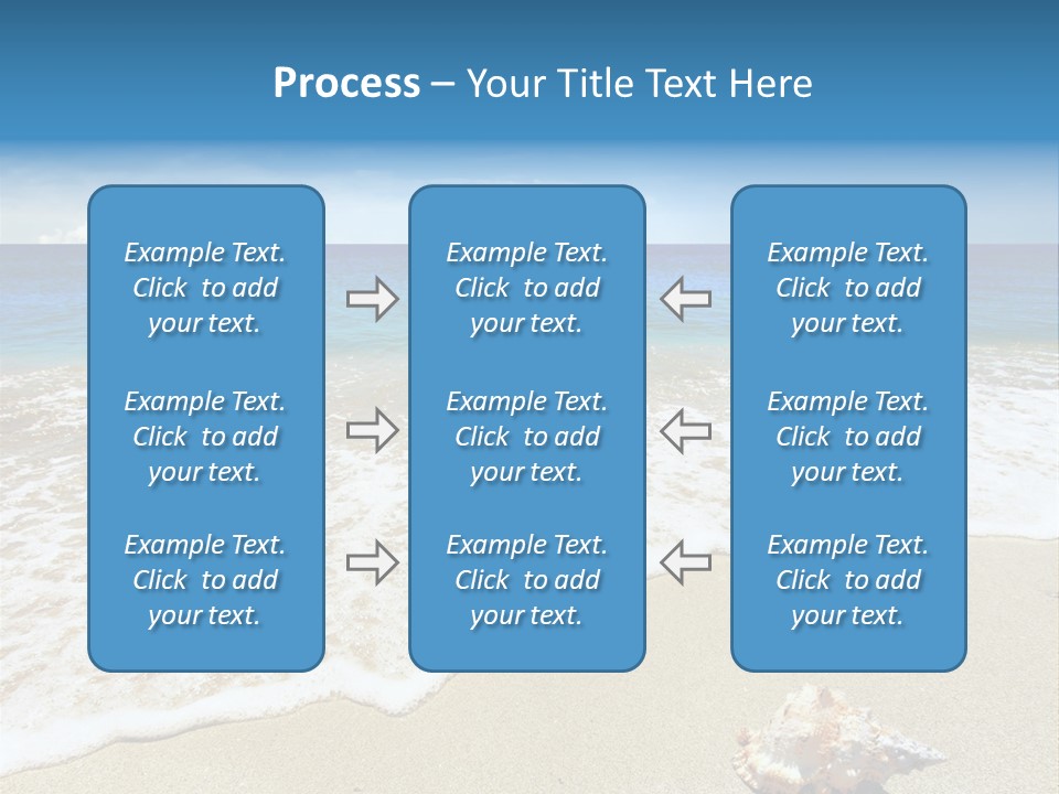 Lagoon Air Beach PowerPoint Template