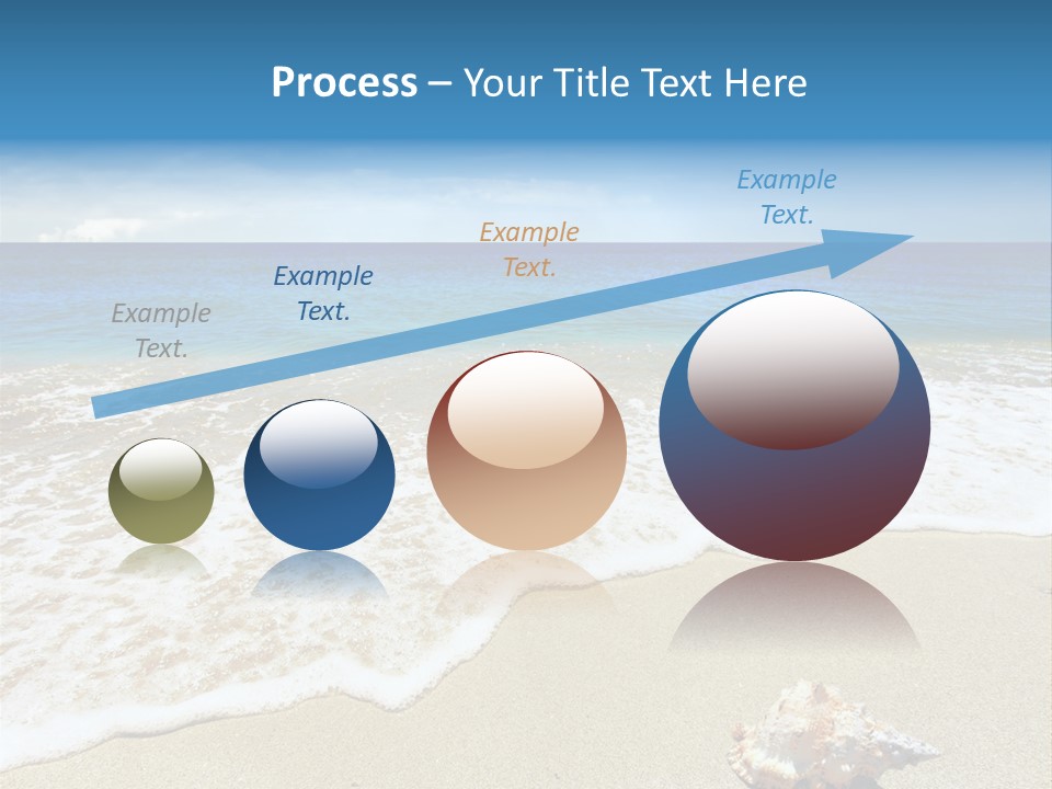 Lagoon Air Beach PowerPoint Template