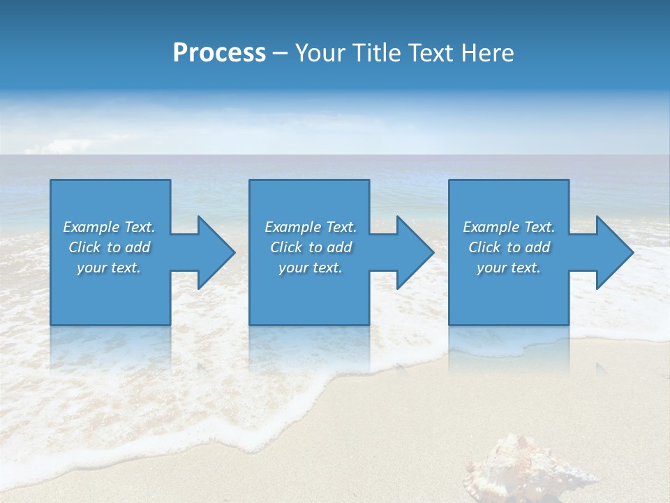 Lagoon Air Beach PowerPoint Template