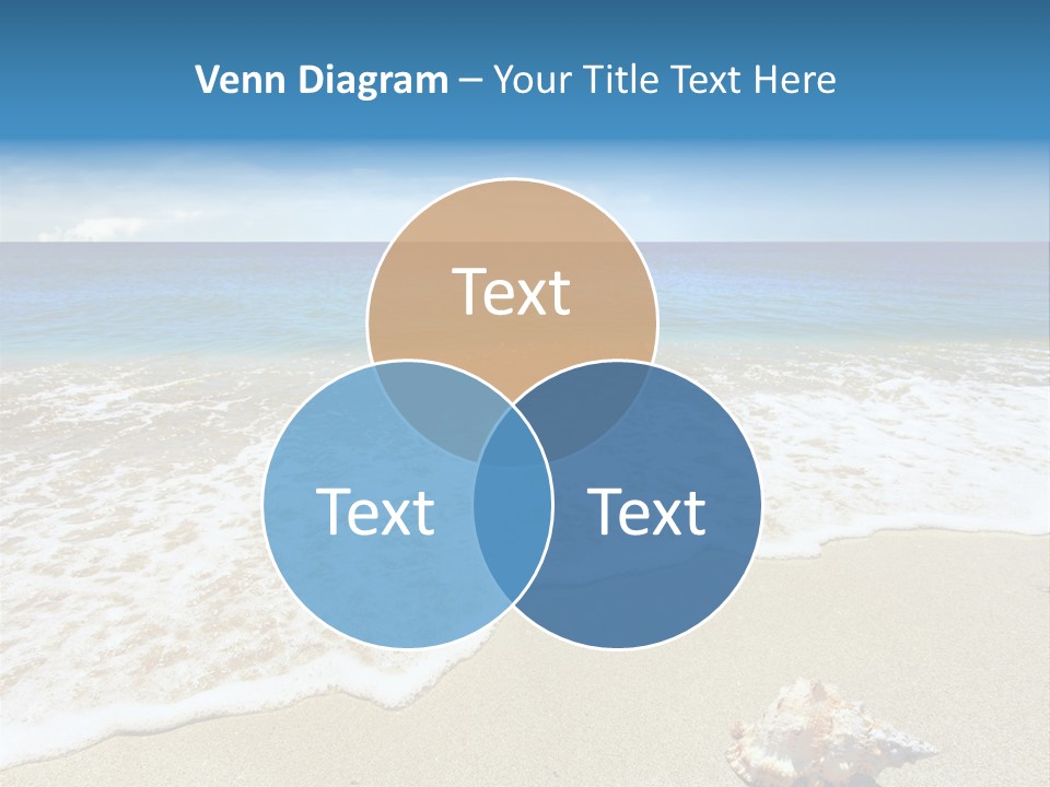 Lagoon Air Beach PowerPoint Template