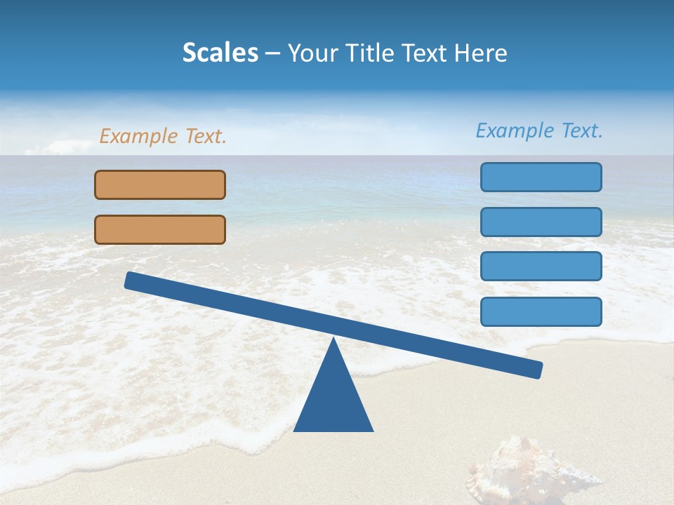Lagoon Air Beach PowerPoint Template