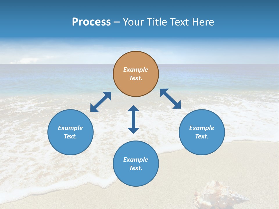 Lagoon Air Beach PowerPoint Template