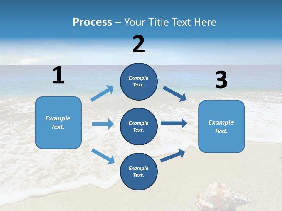 Lagoon Air Beach PowerPoint Template